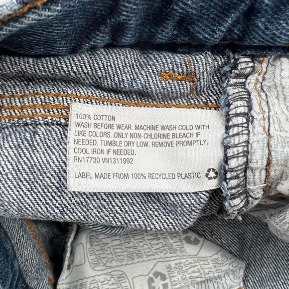 Cat & Jack Boy's Relaxed Straight Adjustable Waist Distressed Band Jeans Size 5 - Picture 6 of 6